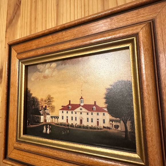 Mount Vernon Home George Washington Fine Art Framed Print Picture Sullins House - Picture 3 of 12